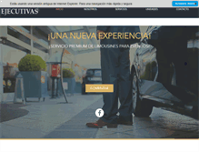 Tablet Screenshot of limousinesejecutivas.com